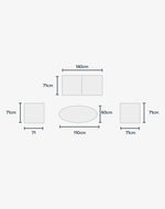 Sala Hanson Taupe 4PZ