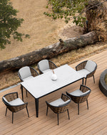 Muses Wicker Dining Armchair