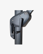 Beige Cantilever Umbrella 3x3 mts with base