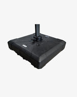 Beige Cantilever Umbrella 3x3 mts with base