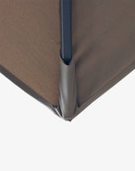 Beige Cantilever Umbrella 3x3 mts with base