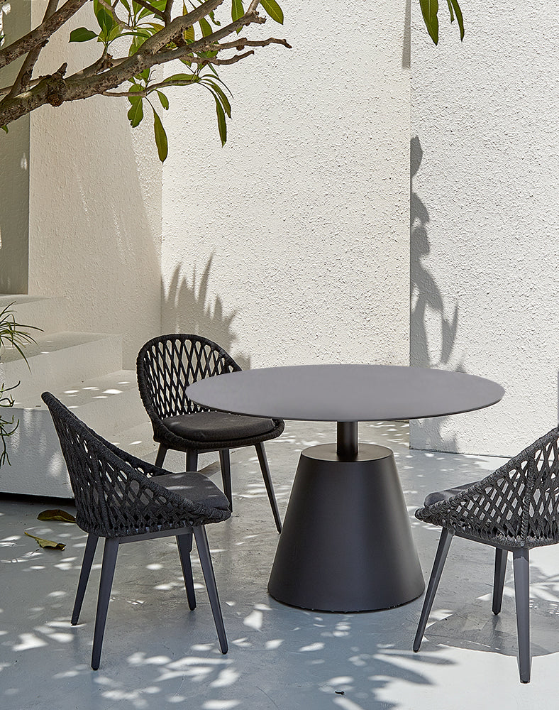 Cone Dining Table Taupe 2PZ